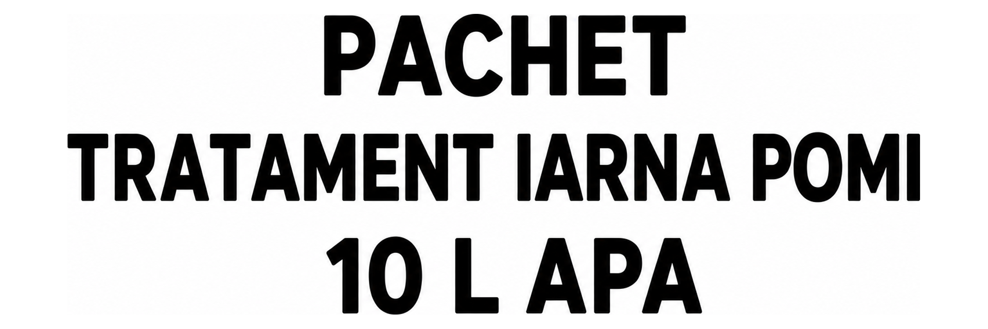 PACHET TRATAMENT IARNA POMI 10 L APA